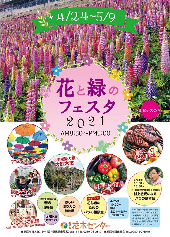 花と緑のフェスタ開催のお知らせ 鹿沼日和
